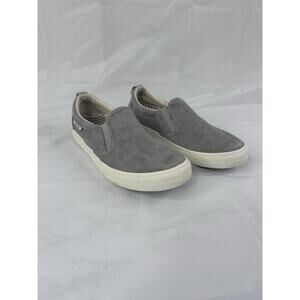 Taos Star Grey Canvas Fabric Women's Casual Comfort Shoes Size 8 Arch Support